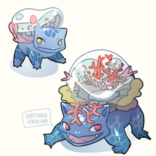 shattered-earth - typeswap starters i doodled on the plane before...