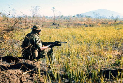 vietnamwarera - US Army 12th Infantry Regiment soldier of a...