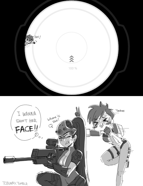 oversalt - tcbunny - Tracer is so adorable but annoying...