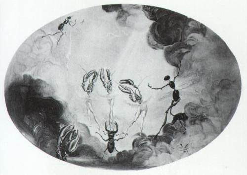 surrealism-love - Metamorphosed Women, 1957, Salvador Dali