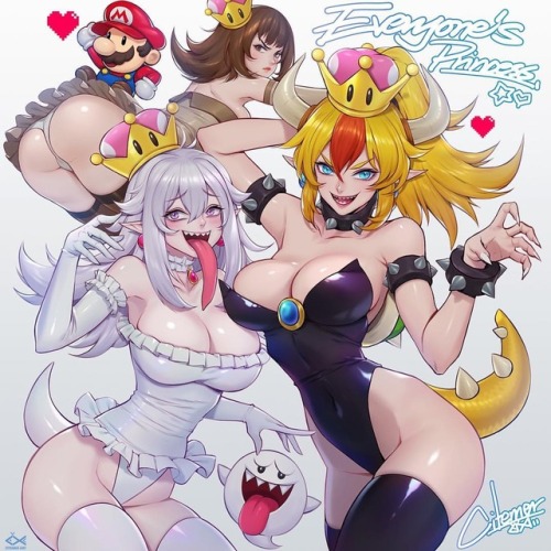 citemer:What Magical crown!Bowsette~!Boosette! and...
