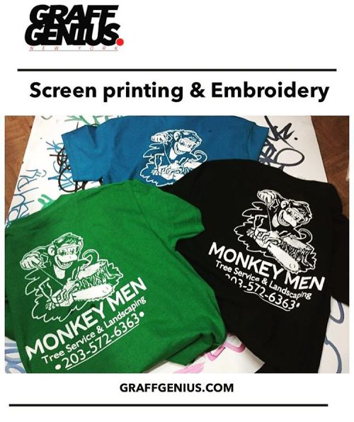 #Graffgenius #screenprinting #logos #prints #customclothing...