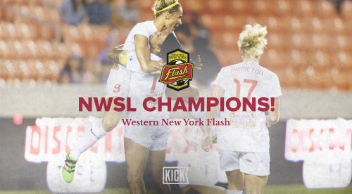 Congrats to WNY Flash on winning the NWSL title!