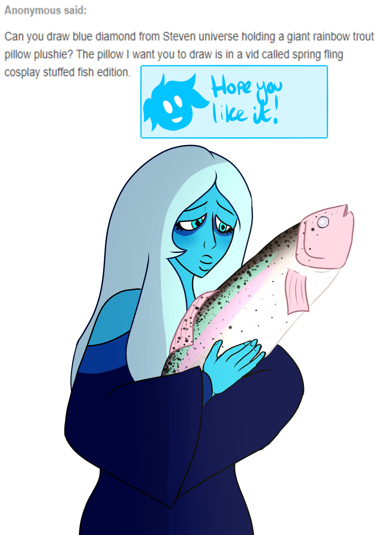 Request: Blue Diamond Feel free to send me questions and requests