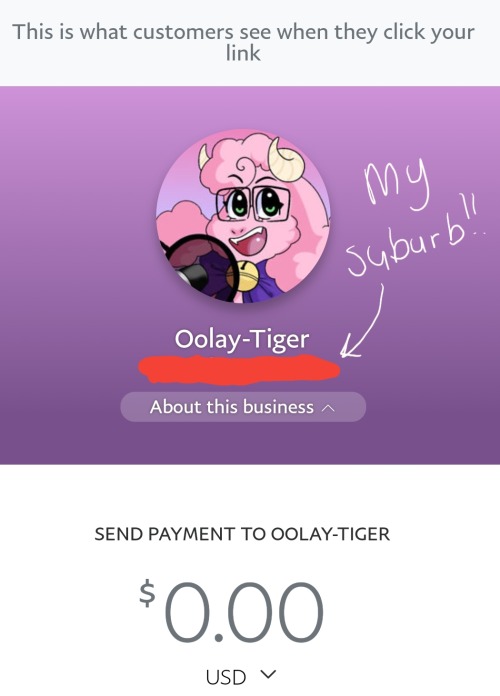 theflusterchamber - oolay-tiger - URGENT PSA for PayPal users who NEED their PRIVACYPayPal.me has...