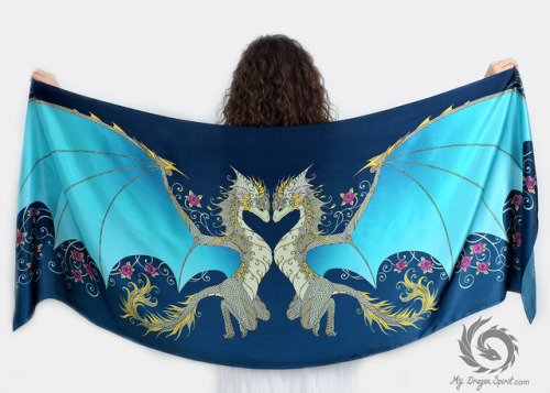 dragonspiritblog - Dragon scarves by My Dragon Spirit