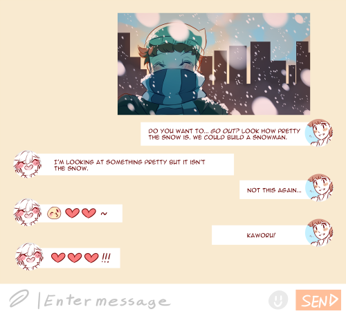 nemirutami:Tfw Shinji gets more bold w/ u when he’s texting...