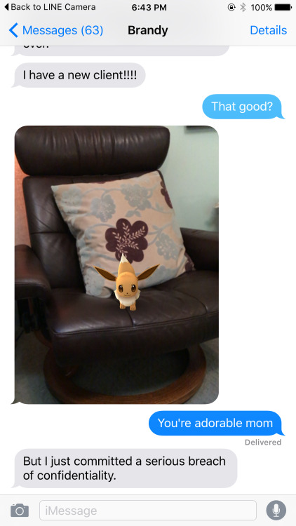 jewelprince:My 51 year old therapist mother LOVES Pokemon go
