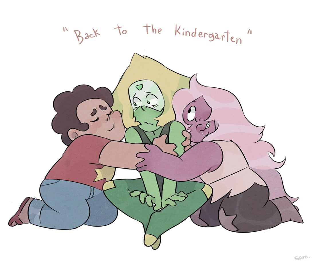 I just finished watching all the new SU episodes and I really enjoy it, but in particular I appreciated this adorable scene :’‘)