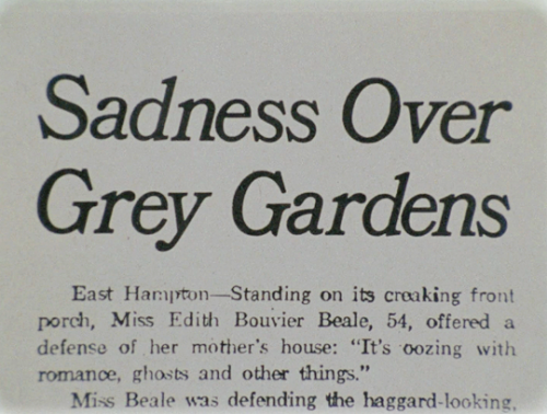 adele-haenel - Grey Gardens1975, dir.  Ellen Hovde, Albert and...