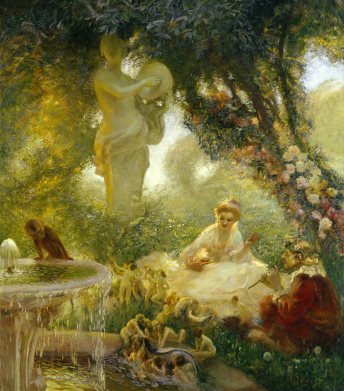 spoutziki-art - The Fairy Garden by Gaston La Touche