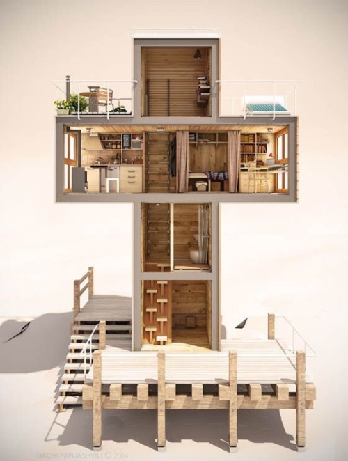 prefabnsmallhomes - Skit 2014 micro-home concept by Georgian...