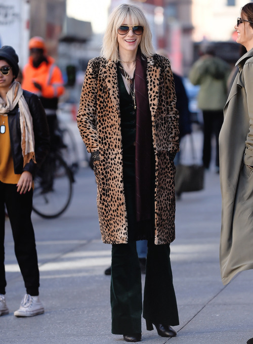 queencate - Cate Blanchett on the set of ‘Ocean’s Eight’ on...