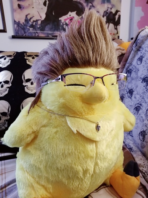delusioncosplay:Today while cleaning my lacefronts, my chocobo...