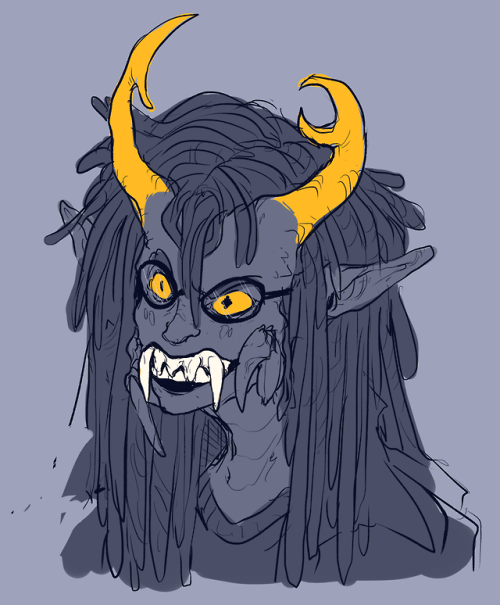 sphenodontia - woke up consumed with the urge to draw vriska. a...