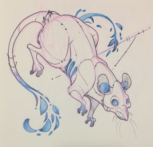 c3rmen:Little wood rat at drink and draw tonight