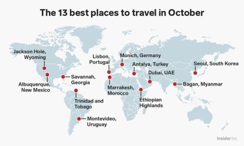 businessinsider - The 13 best places to visit in October for...