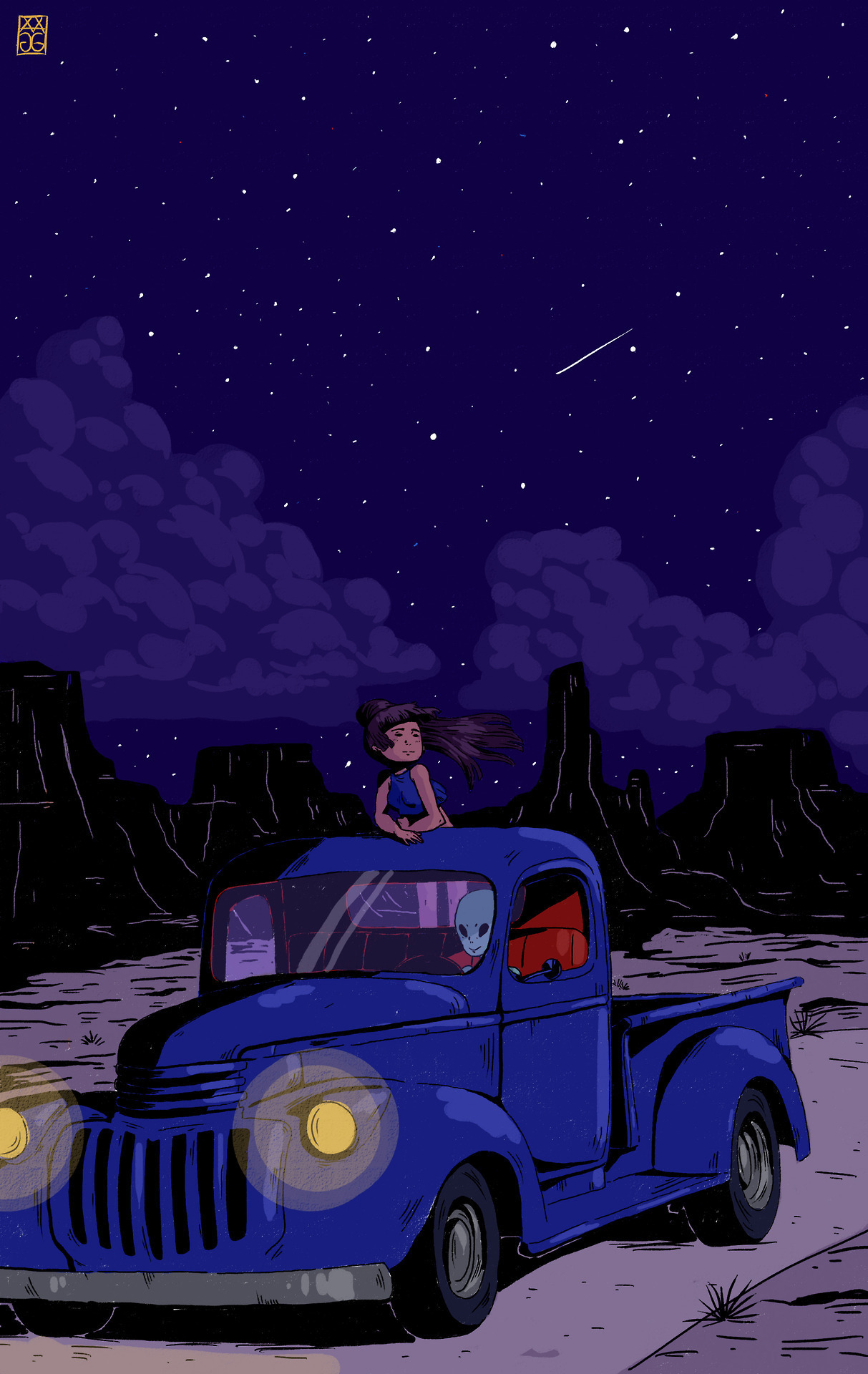 This is an illustration I made for a personal art project called the desert Title: do you wanna leave the world with me? Oddinthecovenart.tumblr.com — Immediately post your art to a topic and get feedback. Join our new community, EatSleepDraw Studio,...