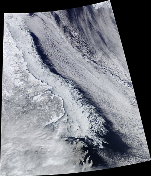 An Intersection of Land, Ice, Sea and Clouds via NASA...