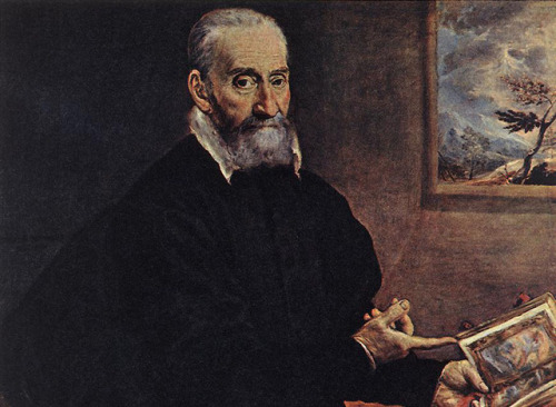 Portrait of Giulio Clovio, El GrecoMedium - ...