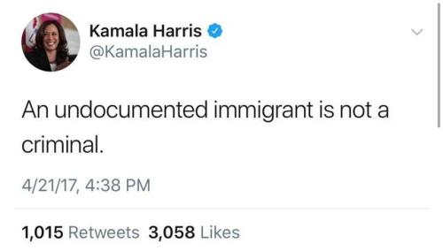 rightsmarts:US Senator Kamala Harris says that breaking the...