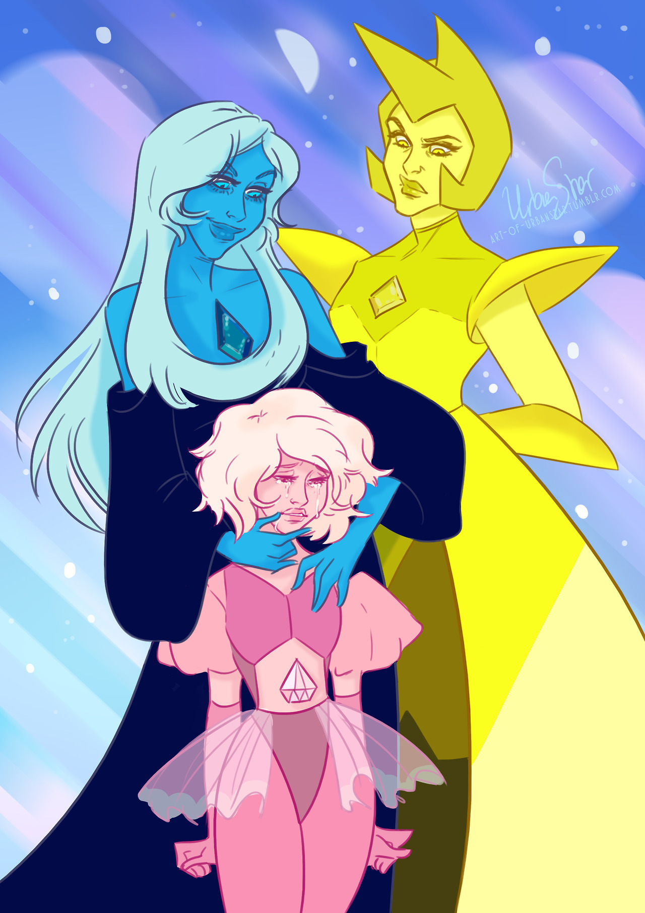 I’m thinking a lot about the Diamonds and their possible dynamics lately, so many possibilities. Please do not alter or repost! :)