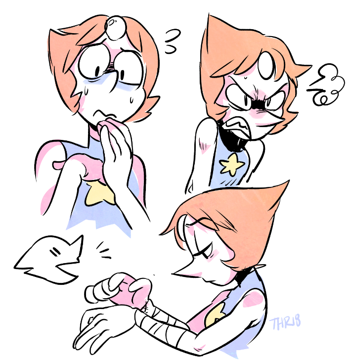 practicing some pearls.