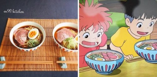 diedamehades - joseancoss - Real life anime food 