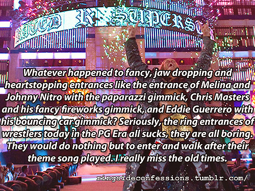 ringsideconfessions - “Whatever happened to fancy, jaw...