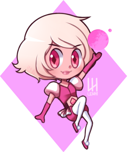 Pink Diamond charm design! It will be up for sale once I decide on where I’ll have it made. Other Diamonds will be coming soon too~