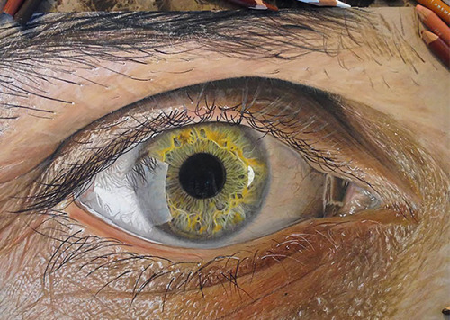 asylum-art-2 - Hyper-Realistic Eye Illustrations by Jose Vergara...