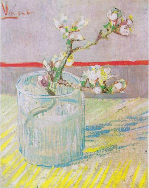 oddlygogh - Vincent van Gogh’s Blossoming Almond Branches in a...