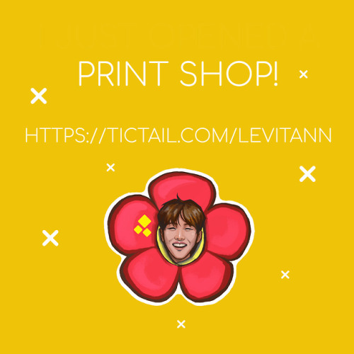 ✨ My print shop! The link is - https - //tictail.com/levitann...