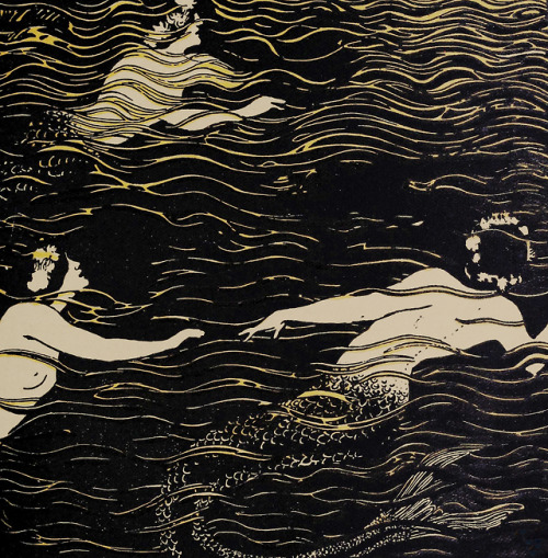 clawmarks:Mermaid illustration from The Craftsman - 1906-1907 -...