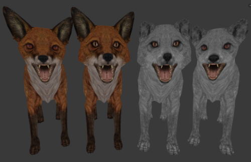 camkitty2 - Better Foxes - Model Replacer for Skyrim