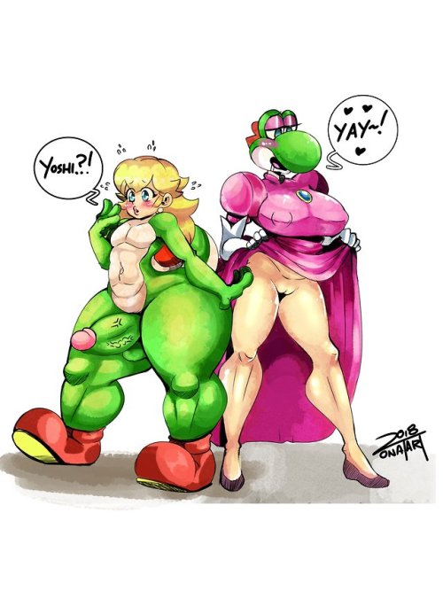 Swap yoshi and peach, they’ll get used to it.