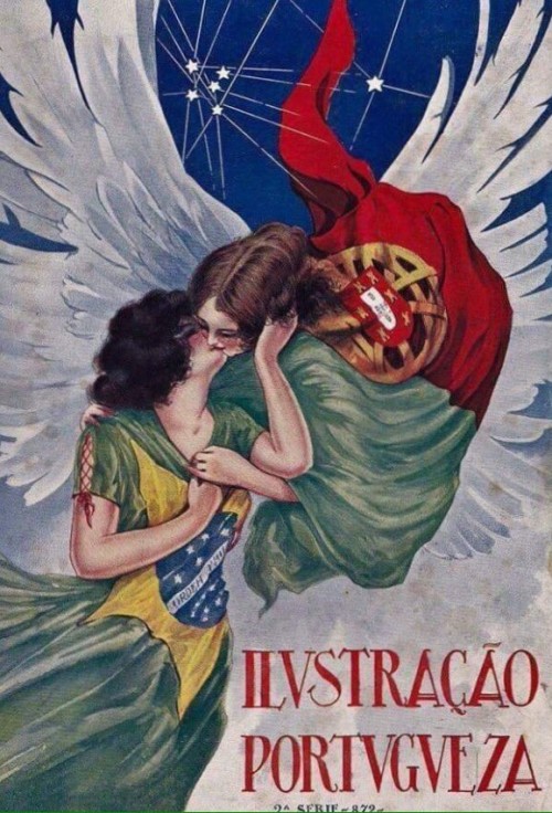 bracarvs - rvexillology - Portuguese poster depicting Brazil and...