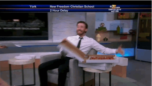 rubdown:CHRIS EVANS LAUGHING ALONE WITH PIZZA