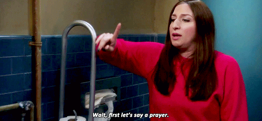Image result for brooklyn 99 praying gif
