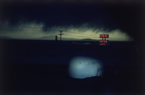 last-picture-show - Ernst Haas, A Cloudy Night Sky over the...