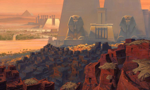 conceptartthings - Concept Art from Prince of Egypt (1998)
