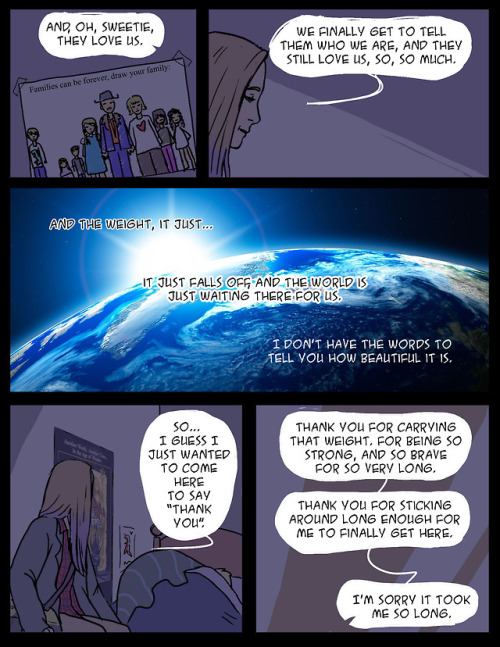 crossdreamers - An amazing comic about a trans girl going back in...