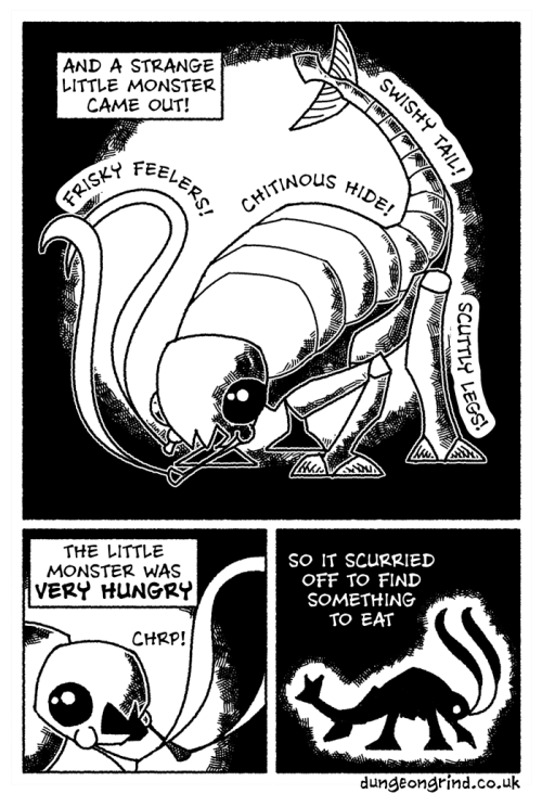 dungeongrind:The Very Hungry Rust Monster is a mini-comic I...