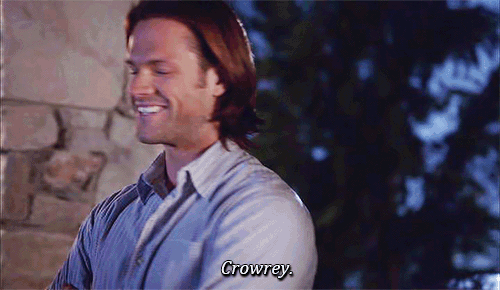 Imagine teasing Sam when he accidentally calls Crowley Crowry. 