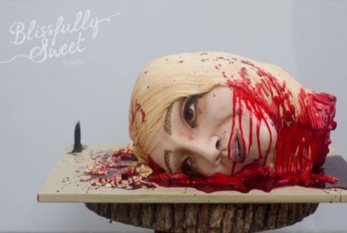 horrorandhalloween:Creepy cakes: Heads