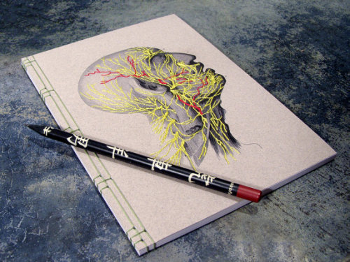 lesstalkmoreillustration - Embroidered Anatomical Art By...