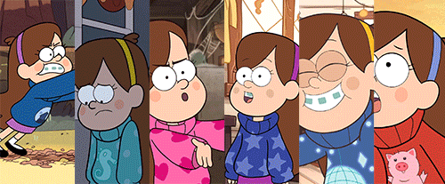 stanandford:Mabel and every sweater she has ever worn