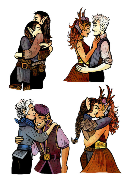 hla-rosa - some vox machina fluffloosely based off this meme