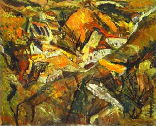 expressionism-art - Ceret Landscape, Chaim SoutineMedium - ...