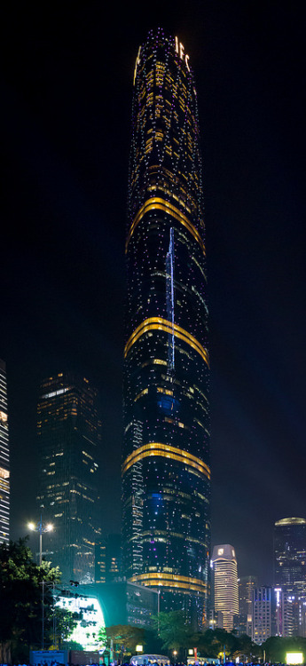 IFC Tower, 1400’ Tall, Guangzhou, China [368x800]